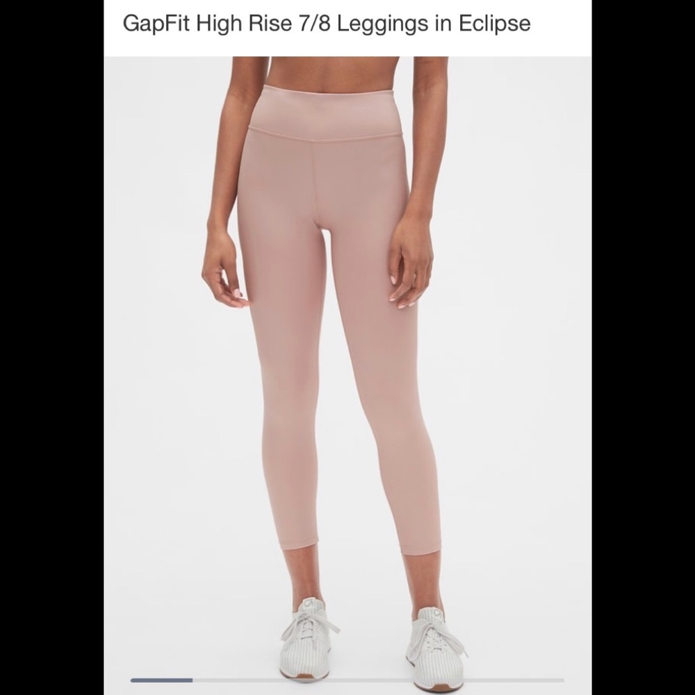 Gapfit high rise 7/8 leggings. Eclipse color.